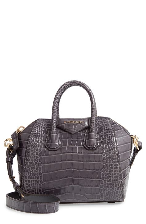 givenchy antigona mini croc|givenchy antigona price.